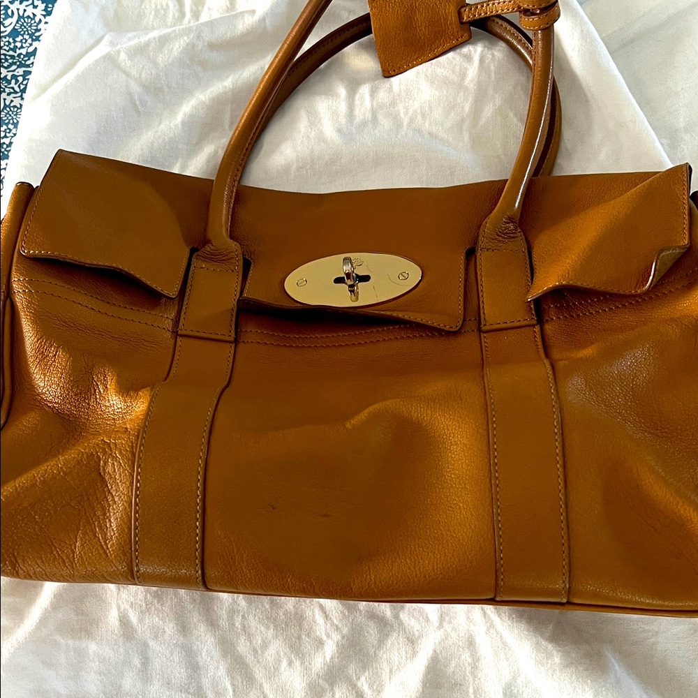 Chic Brown bayswater handbag- mulberry brand